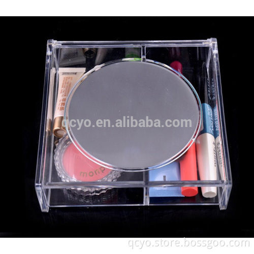 acrylic Cosmetic & brush organizer / acrylic holder tray